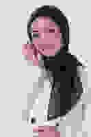 Koyu Zümrüt Janjan Eşarp Koyu Zümrüt