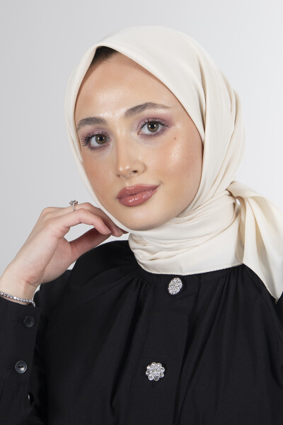 Krem Twill Eşarp - 5
