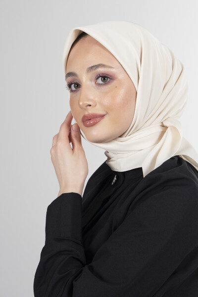Krem Twill Eşarp - 6