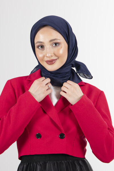 Lacivert Brisa Vual Eşarp - 1