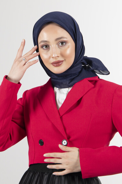Lacivert Brisa Vual Eşarp - 3