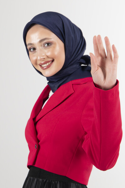 Lacivert Brisa Vual Eşarp - 4