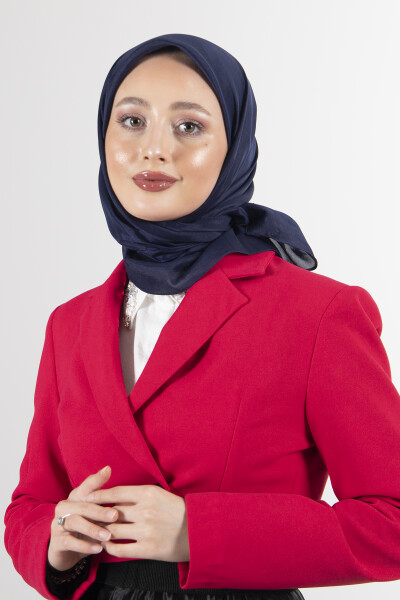 Lacivert Brisa Vual Eşarp - 6
