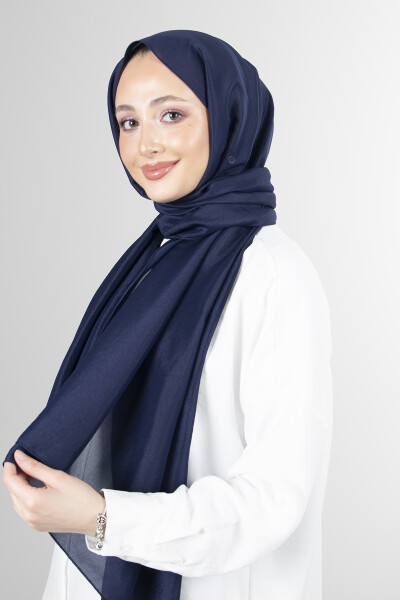 Lacivert Brisa Vual Şal - 5