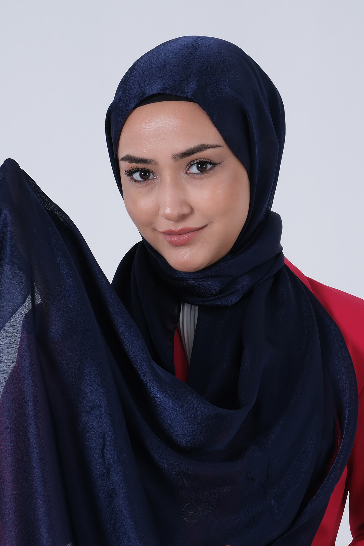 Lacivert Janjan Şal - harem