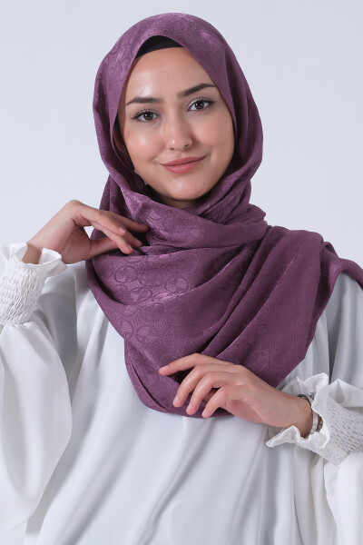 Lavanta Beyza Jakar Şal - 3