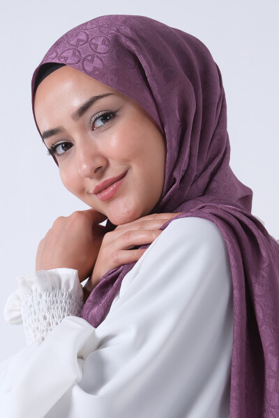Lavanta Beyza Jakar Şal - 4