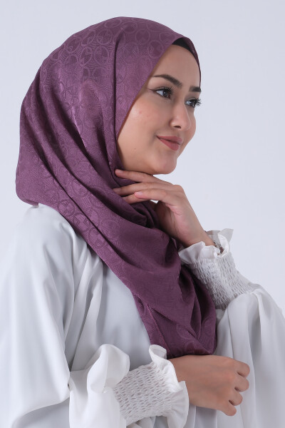 Lavanta Beyza Jakar Şal - 6
