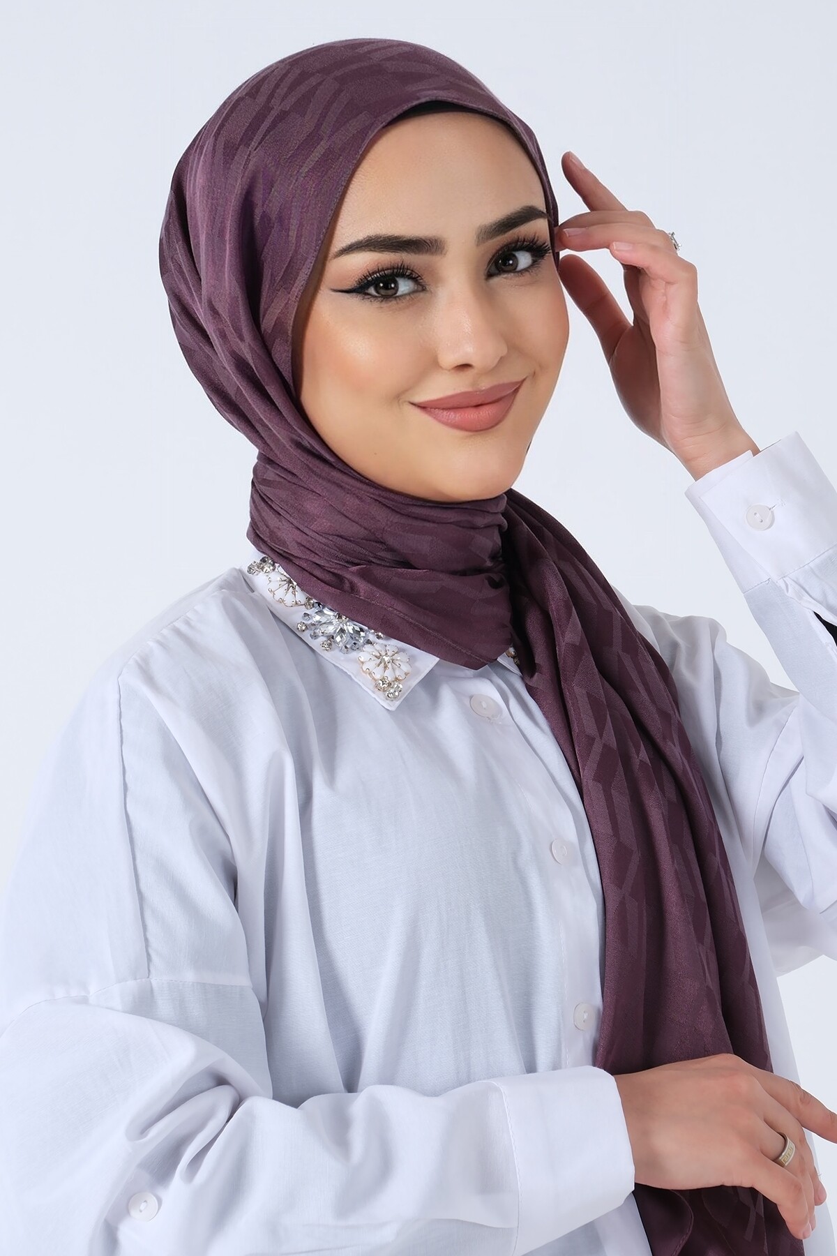 Lavanta Esila Jakar Şal - harem