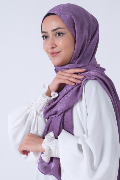Leylak Beyza Jakar Şal - 3