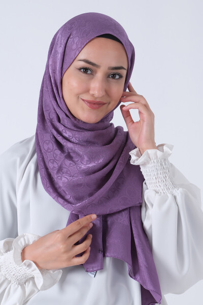 Leylak Beyza Jakar Şal - 4