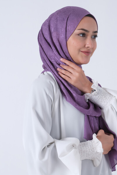 Leylak Beyza Jakar Şal - 5