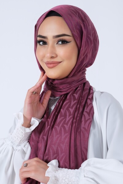 Leylak Ela Jakar Şal - 2