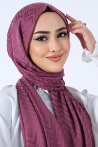 Leylak Lino Jakar Şal 