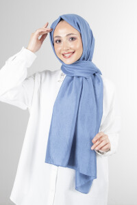 Mavi Brisa Vual Şal - harem
