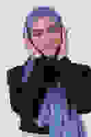 Mavi Janjan Şal Mavi