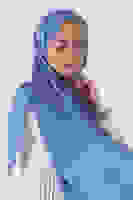 Mavi Masal Jakar Şal Mavi