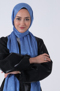 Mavi Nefes Jakar Şal 