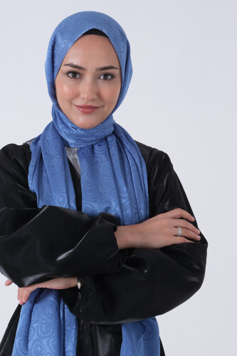 Mavi Nefes Jakar Şal - harem