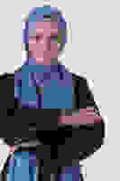 Mavi Nefes Jakar Şal Mavi