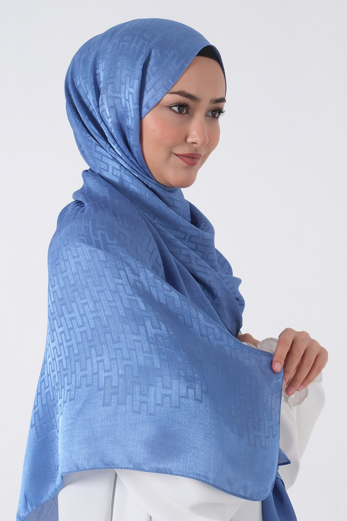 Mavi Nisa Jakar Şal - harem