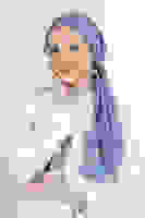 Mavi Twill Eşarp Mavi