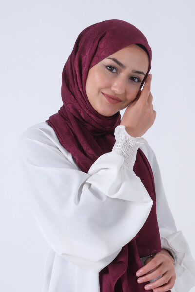 Mürdüm Beyza Jakar Şal - 3