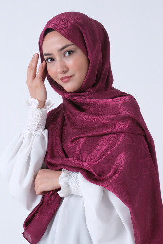 Mürdüm Nefes Jakar Şal - harem