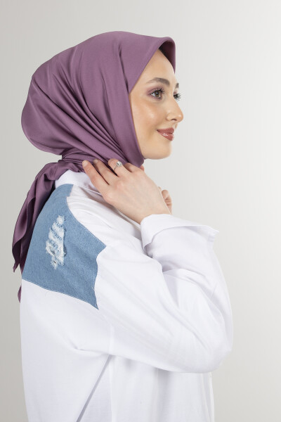 Mürdüm Twill Eşarp - 8