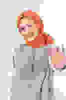 Oranj Brisa Vual Eşarp Oranj