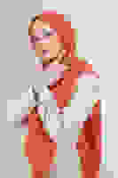 Oranj Brisa Vual Şal Oranj