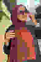 Oranj Işıltı Şal Oranj