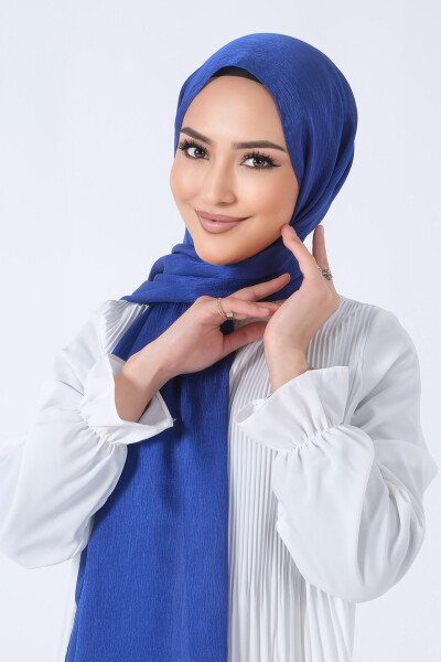 Saks Ağaçkabuğu Şal - 3