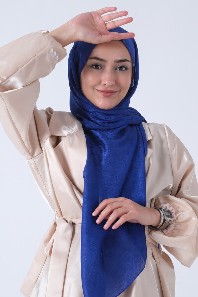 Saks Beyza Jakar Şal - 1