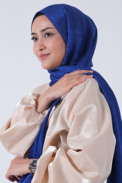 Saks Beyza Jakar Şal - 5
