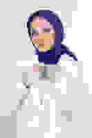 Saks Twill Eşarp Saks