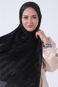 Siyah Ahsen Jakar Şal - harem