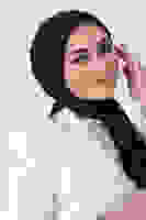 Siyah Asya Eşarp Siyah