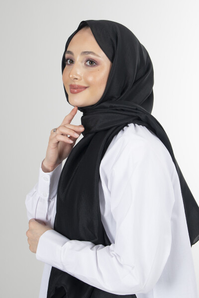 Siyah Brisa Vual Şal - 3