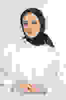 Siyah Elmas Eşarp Siyah