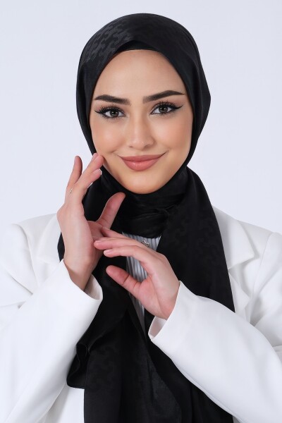 Siyah Eslem Jakar Şal - 4