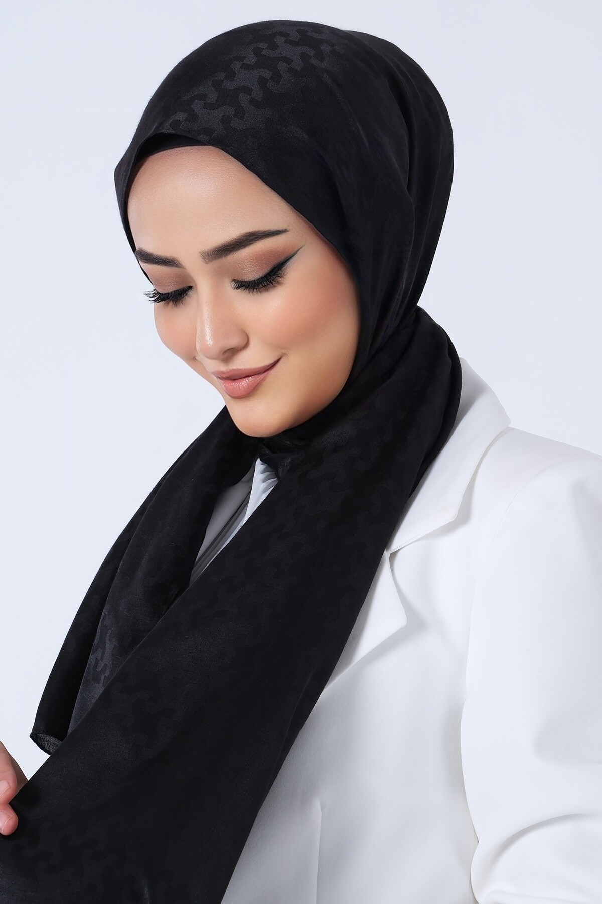 Siyah Eslem Jakar Şal - harem