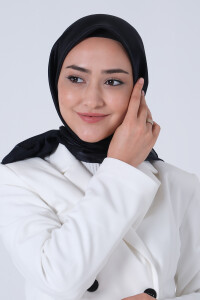 Siyah Janjan Eşarp 