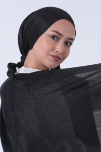 Siyah Masal Jakar Şal - harem