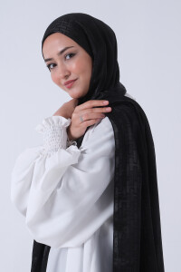 Siyah Nisa Jakar Şal 