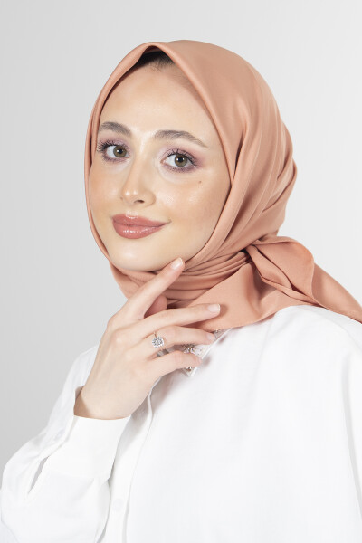 Soğan Kabuğu Twill Eşarp - 2