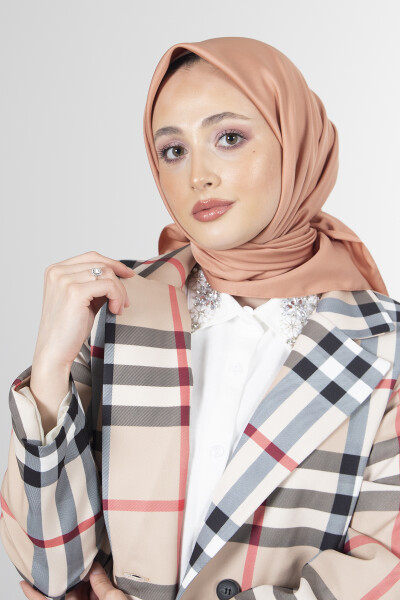 Soğan Kabuğu Twill Eşarp - 3