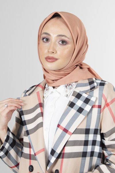 Soğan Kabuğu Twill Eşarp - 4