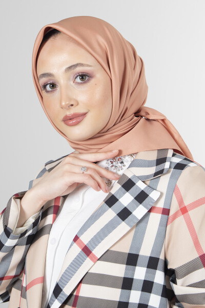 Soğan Kabuğu Twill Eşarp - 5