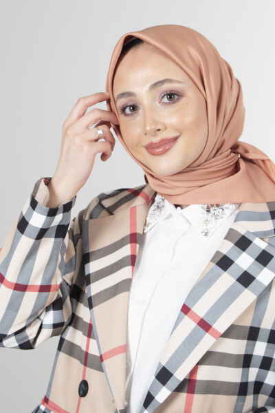 Soğan Kabuğu Twill Eşarp - 7